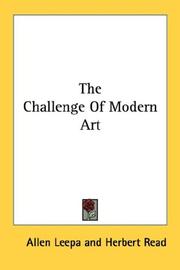 The challenge of modern art by Allen Leepa, Allen Leepa