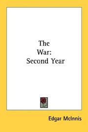 The war by Edgar McInnis