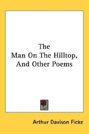 Cover of: The Man On The Hilltop, And Other Poems