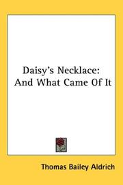 Cover of: Daisy's Necklace by Thomas Bailey Aldrich