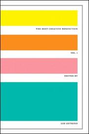 Cover of: The Best Creative Nonfiction, Vol. 1