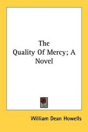 Cover of: The Quality Of Mercy; A Novel by William Dean Howells