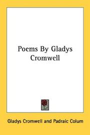 Cover of: Poems By Gladys Cromwell