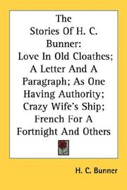 The stories of H.C. Bunner