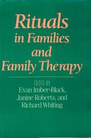 Cover of: Rituals in families and family therapy