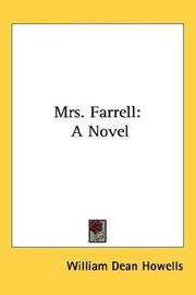 Cover of: Mrs. Farrell by William Dean Howells, William Dean Howells