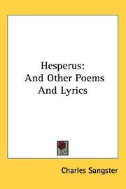 Cover of: Hesperus by Charles Sangster