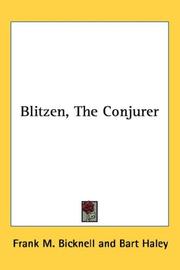 Cover of: Blitzen, The Conjurer | Frank M. Bicknell