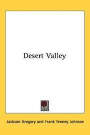 Cover of: The Desert Valley