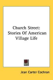 Cover of: Church Street by Jean Carter Cochran