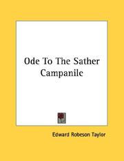 Ode To The Sather Campanile by Edward Robeson Taylor