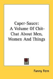 Cover of: Caper-Sauce by Fanny Fern, Fanny Fern