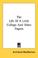 Cover of: The Life Of A Little College And Other Papers