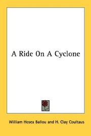 Cover of: A Ride On A Cyclone by William Hosea Ballou, William Hosea Ballou