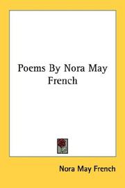Cover of: Poems By Nora May French
