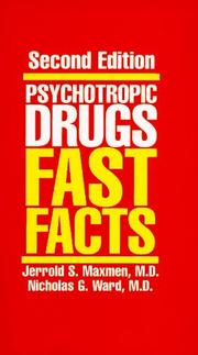 Cover of: Psychotropic drugs