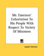 Cover of: Mr. Emerson