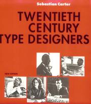 Cover of: Twentieth-Century Type Designers | Sebastian Carter