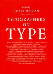 Cover of: Typographers on Type: An Illustrated Anthology from William Morris to the Present Day