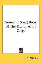 Cover of: Souvenir Song Book Of The Eighth Army Corps