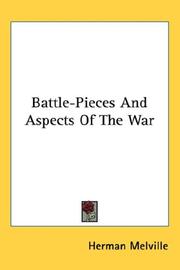 Cover of: Battle-Pieces And Aspects Of The War by Herman Melville