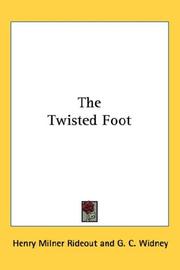 Cover of: The Twisted Foot | Henry Milner Rideout