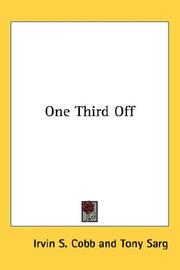 Cover of: One Third Off by Irvin S. Cobb, Irvin S. Cobb