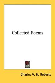 Cover of: Collected Poems by Charles V. H. Roberts