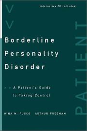 Cover of: Borderline Personality Disorder by Gina M. Fusco, Arthur Freeman, Gina M. Fusco, Arthur Freeman