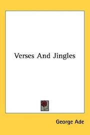 Cover of: Verses And Jingles by George Ade, George Ade