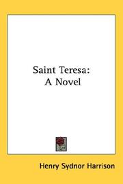 Cover of: Saint Teresa by Henry Sydnor Harrison