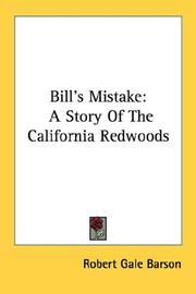 Bill's mistake by Robert Gale Barson