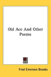 Cover of: Old Ace And Other Poems