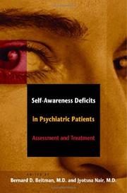 Cover of: Self-Awareness Deficits in Psychiatric Patients by Bernard D. Beitman