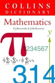 Cover of: Mathematics (Collins Dictionary Of . . .) by J. Borowski, Jonathan M. Borwein