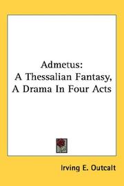 Cover of: Admetus by Irving E. Outcalt