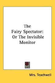 Cover of: The Fairy Spectator | Mrs. Teachwell