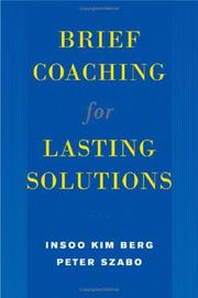 Cover of: Brief coaching for lasting solutions by Insoo Kim Berg