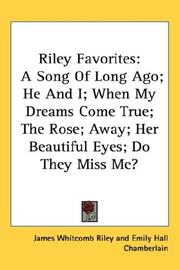 Cover of: Riley Favorites by James Whitcomb Riley