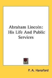 Cover of: Abraham Lincoln by Phebe A. Hanaford, Phebe A. Hanaford