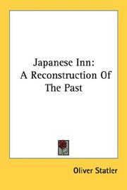 Cover of: Japanese Inn: A Reconstruction Of The Past