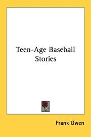 Cover of: Teen-Age Baseball Stories