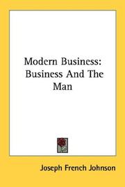 Cover of: Modern Business: Business And The Man