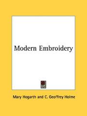 Cover of: Modern Embroidery