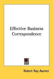 Cover of: Effective Business Correspondence