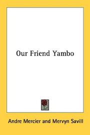 Cover of: Our Friend Yambo