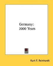 Cover of: Germany by Kurt F. Reinhardt