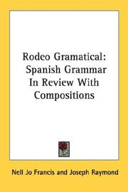 Cover of: Rodeo Gramatical | Nell Jo Francis