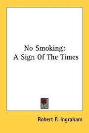 Cover of: No Smoking | Robert P. Ingraham
