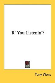 Cover of: 'R' You Listenin'?